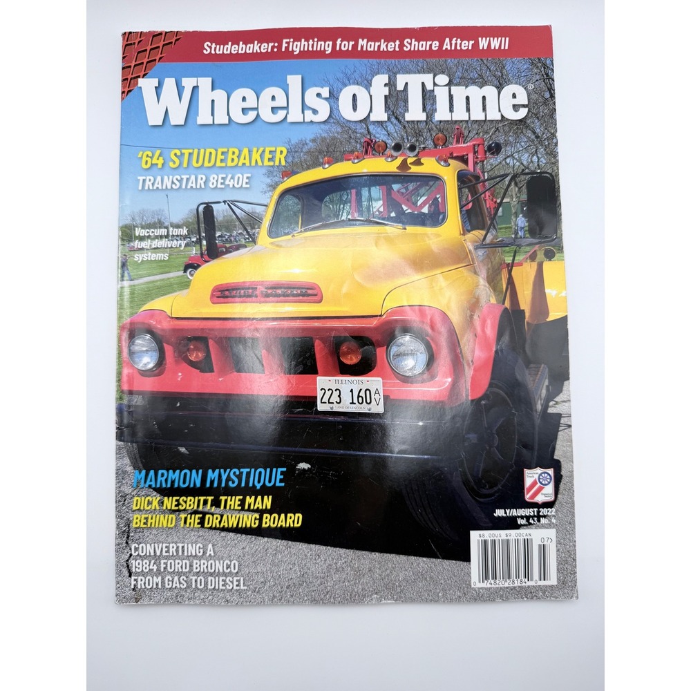 Wheels of Time Magazine July August 2022 Studebaker‎ Marmon Mystique